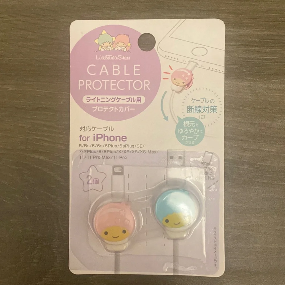 LITTLE TWIN STARS CABLE PROTECTOR DAISO - Picture 1 of 2